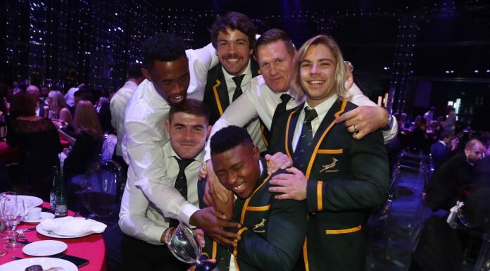 Springbok winger Aphiwe Dyantyi lifts World Rugby Award